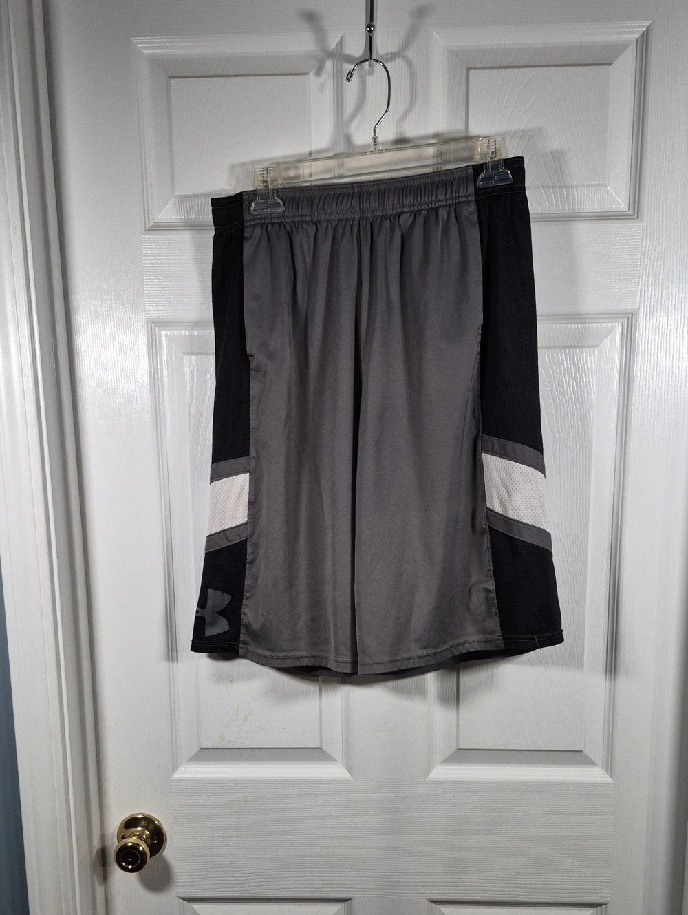 Under Armour Gray and Black Athletic Shorts